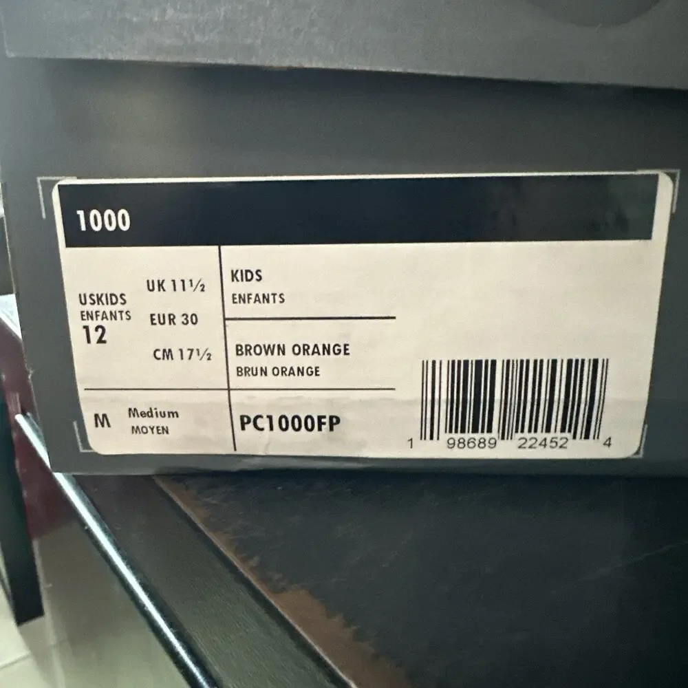 New Little Kids Size 12 New Balance 1000 Brown Orange PC1000FP